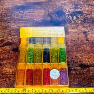 Craft glitter A La Mode extra fine 18 colors